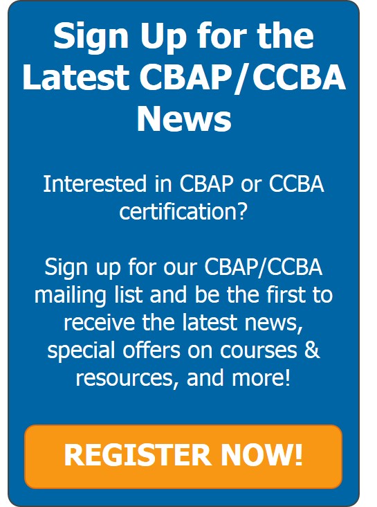 CBAP/CCBA Mailing List
