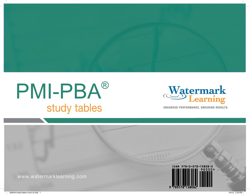 PMI-PBA Quizfragen Und Antworten